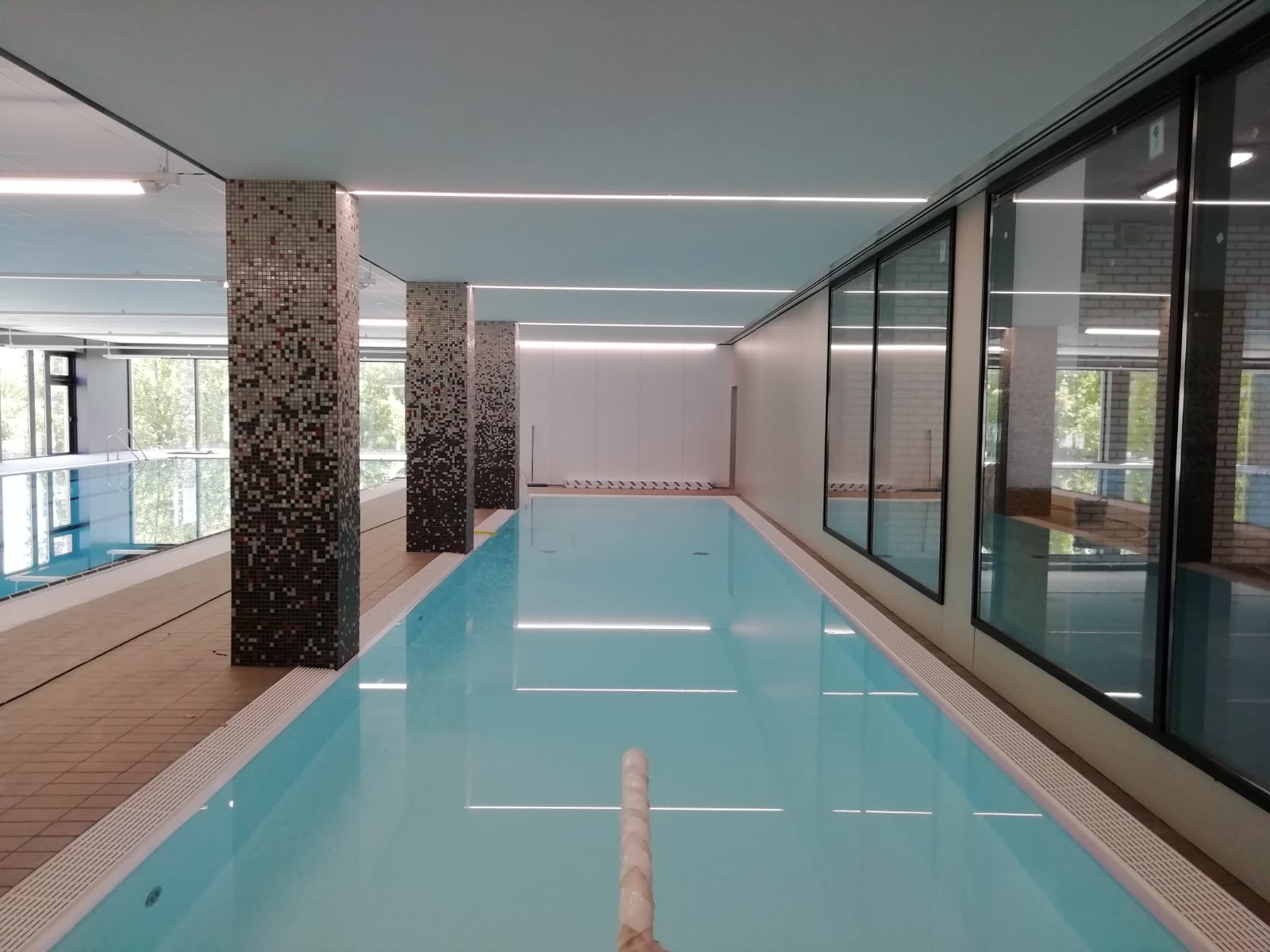 techo tensado CLIPSO antimoho para piscina en Usurbil